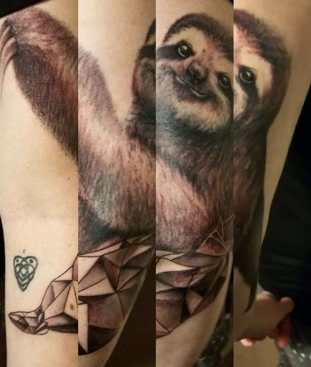 tattoos/ - Marcus Judd Geometric Sloth - 144624